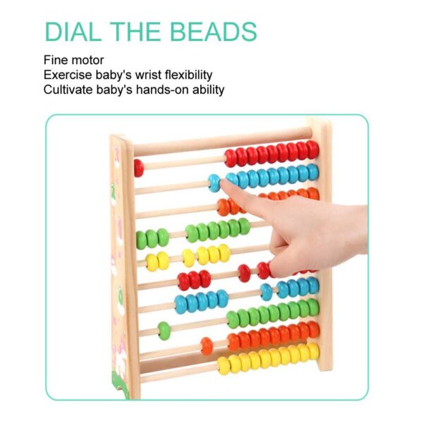 10-Row Wooden Abacus