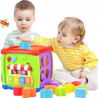 Huanger Musical Activity Cube & Shape Sorter
